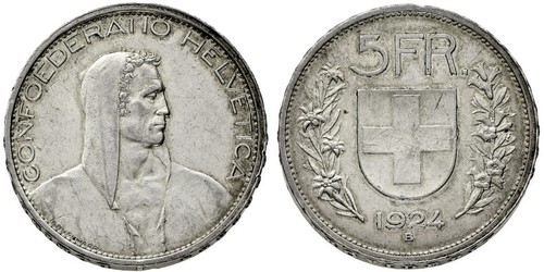 Svizzera franchi 1924 - franchi,