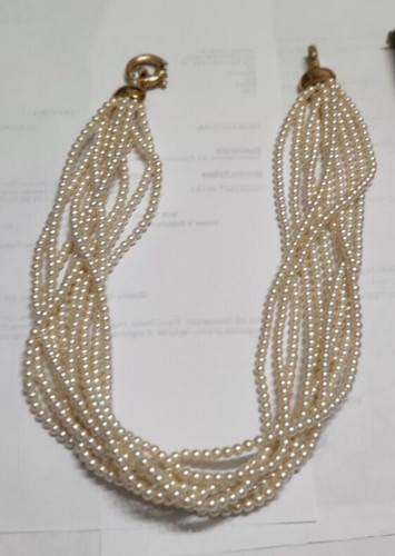 Collana girocollo perle - girocollo,