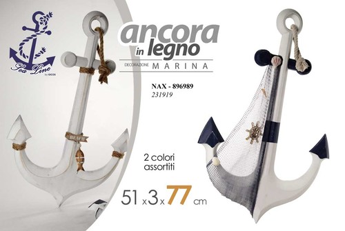 Ancora decorativa rete corda - ancora,