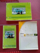 Renault MODUS Kit libretti  USO MANUTENZIONE + Atlante anno 2004