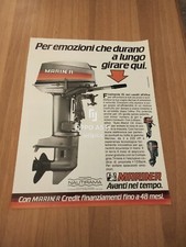 1987 NUOVO MARINER 25 OIL INJECTION MOTORE MARINO VINTAGE AD PUBBLICITA