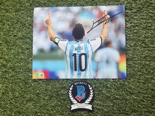 Lionel messi foto firmata - messi,