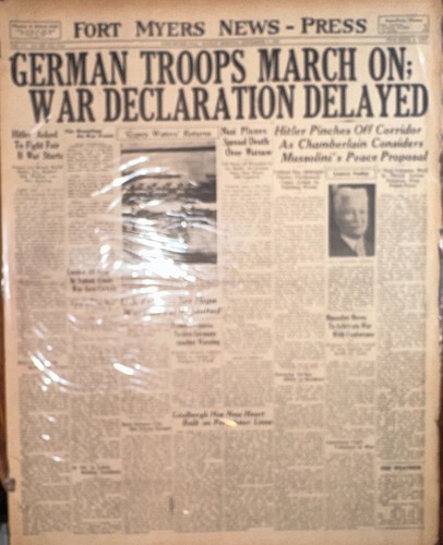 Historic headline 1941 - 1941, wwii