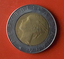 500 LIRE 1988 ERRORE - ASSE