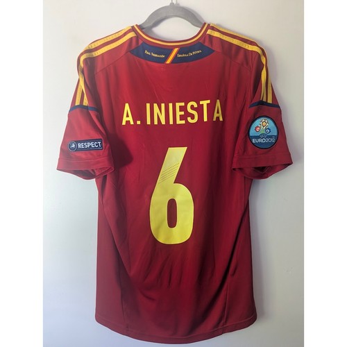 Maglia spagna 2012 iniesta - spagna,