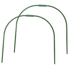  2 Pezzi Graffetta Paesaggio Cerchi Flessibili da Giardino per Serra a Forma di Arco