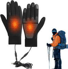 Guanti Riscaldati USB, Guanti Riscaldabili Touchscreen, Guanti Riscaldati Moto, 
