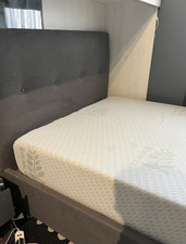 Letto contenitore una piazza e mezza moderno Selene 120x190cm