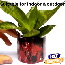 Vaso cemento dipinto