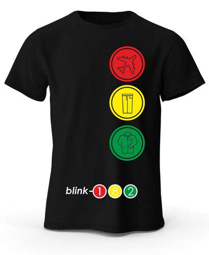 Shirt blink 182 pop - t-shirt, punk