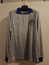 Maglia Italy Italia Portiere Anni 80 Diadora Match Worn Spogliatoio Vintage