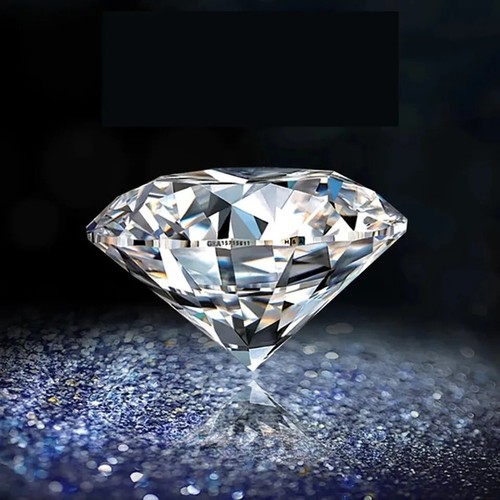 Moissanite diamantata taglio