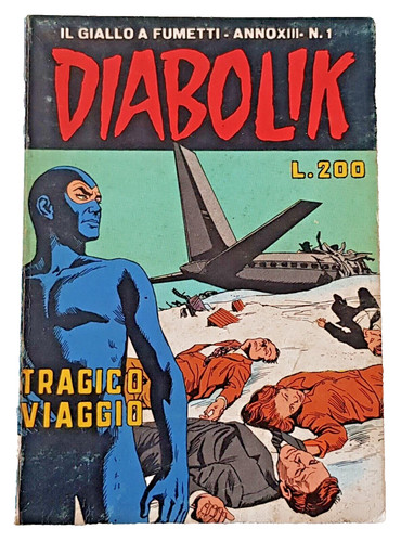 Fumetto diabolik tragico - diabolik, "tragico