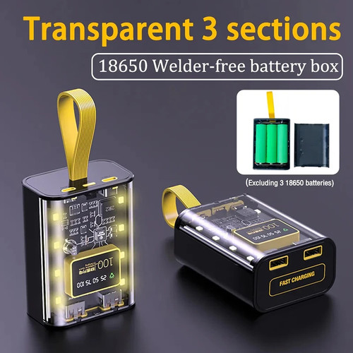 Power bank case diy - case, 3x18650