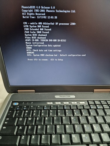 Compaq presario 2100 - compaq,