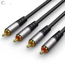 Coppia Cavo Audio Stereo Maschio RCA Choseal Hi-fi HDTV  Home Theater Cm 100