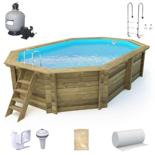 Piscina fuori terra legno - piscina,