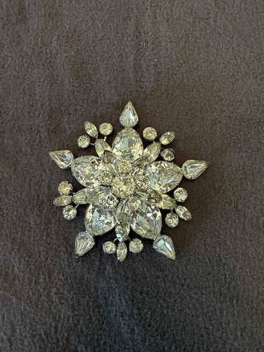 Spilla vintage cristallo