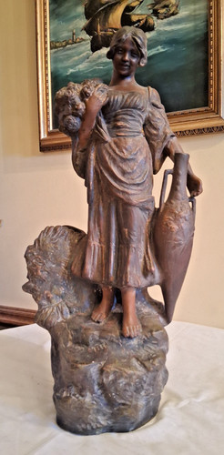 Statua terracotta art - di,