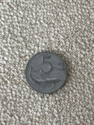 Moneta lire delfino del 1952 - lire,