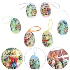  12 Pcs Uova Pasqua Decorazioni Per Di Giocattoli Delle Appese Alla