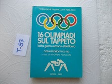 LIBRO 16 OLIMPIADI SUL TAPPETO