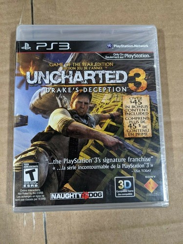 Ps3 uncharted l - -, 3: