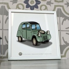 Poster Citroën 2cv 4x4 sahara