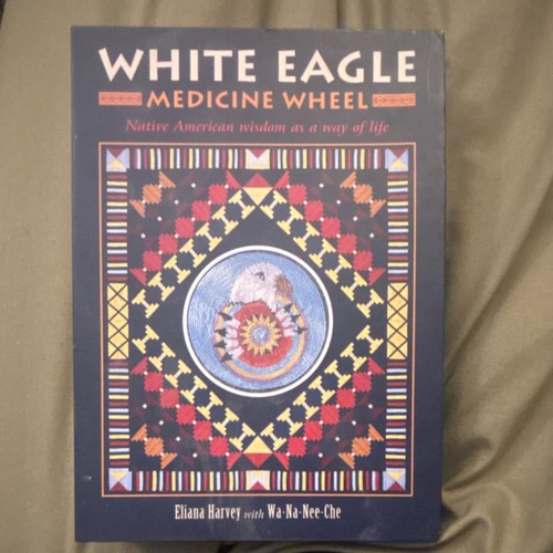 White eagle medicine wheel - eagle,