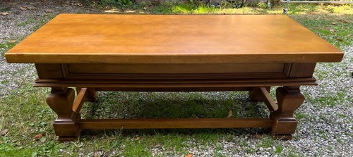 Tavolino legno massello con - tavolino, in