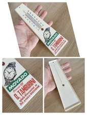 50s RARE MOVADO BAKELITE ADVERTISING THERMOMETER GADGET VINTAGE WATCH UHREN