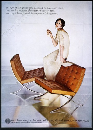 Sedia barcellona 1967 flapper - barcellona,