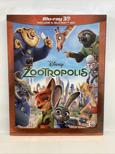 Zootropolis blu ray 3d - zootropolis,