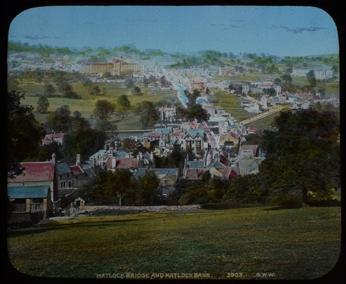 Antique magic lantern slide - magic,