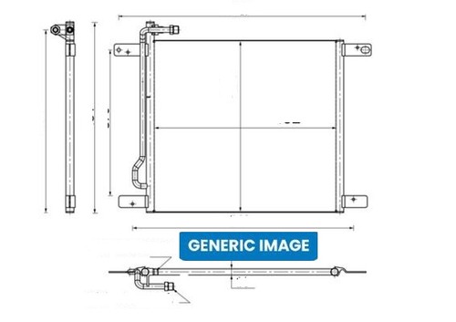 Mahle ac1108000s condenser - ac1108000s, a/c