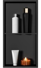 Nicchia Doccia 12" X 24" Nera