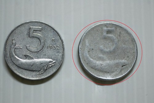 Rarissima lire delfino - 5,