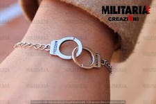 Bracciale freedom serie manette fatto a mano ::: IDEA REGALO ::: 