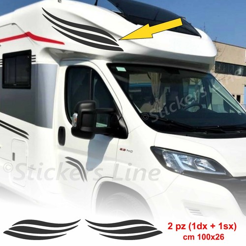 Adesivi per camper onde - camper,