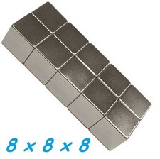Magneti neodimio 8x8x8 mm - 8x8x8,