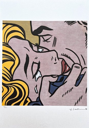 Roy lichtenstein bacio v - lichtenstein,