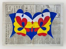 Dipinto Tempera Su Carta Giacomo Balla Futurballa Futurismo