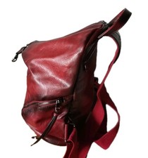 Zaino In Pelle Bordeaux Le Mark