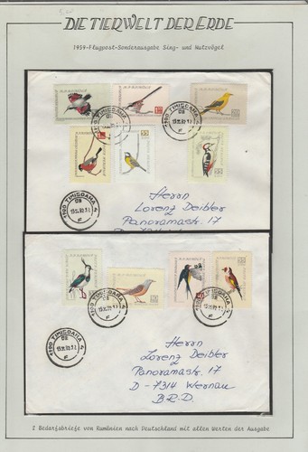 1959 romania serie - 1959, fauna