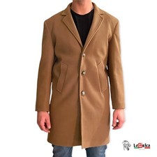 Cappotto monopetto panno di - monopetto,