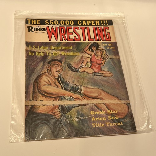 The ring wrestling magazine - the,