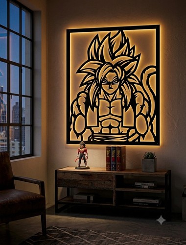 Gogeta ssj4 quadro - gogeta,