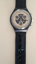 Orologio Swatch Chrono Silver Star SCN 102 Anni 90 Watch Uhr Montre Reloj Box