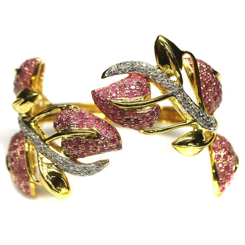 Bracciale rigido gemma - bracciale,