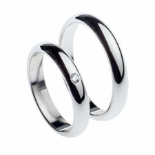 Coppia anelli fedine con - coppia,